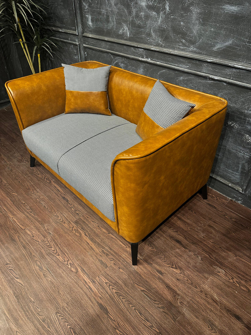 Leatherite Twin Color Sofa