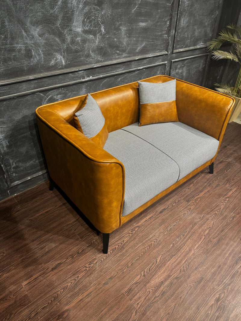 Leatherite Twin Color Sofa