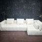 L-Shape Boucle Sofa