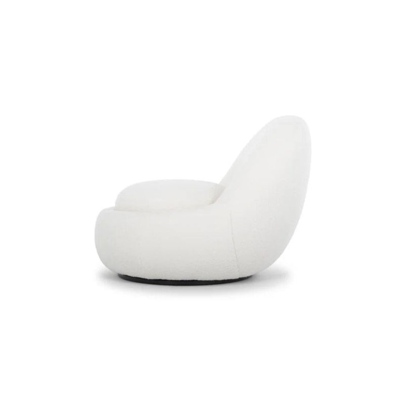 Arc Upholstered Swivel Accent Chair