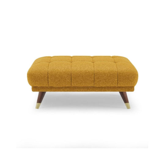 River Quinn 39" Tuxedo Ottoman in Mustard Yellow