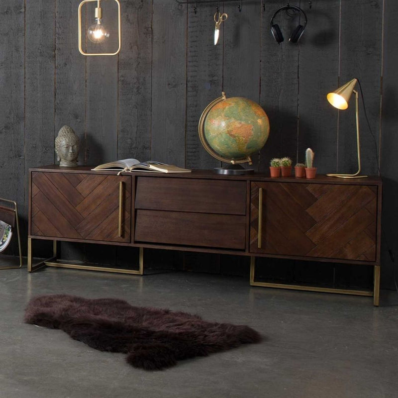 Harringbone sideboard