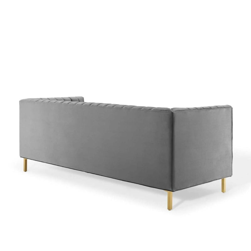 Valiant Vertical Channel Tufted Sofa