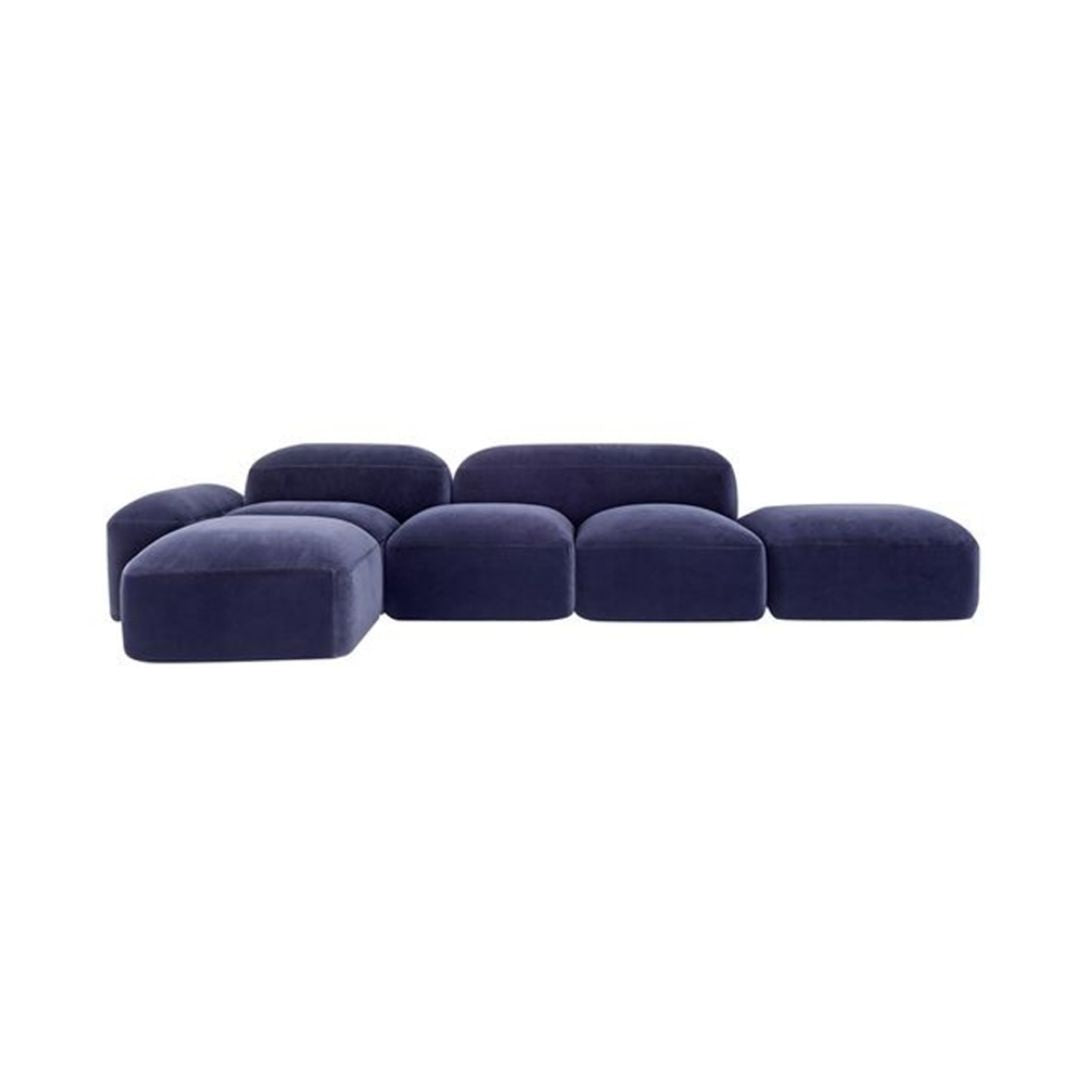 Lapis Blue Sofa Set