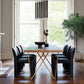 HIDE FAUX LEATHER B34LACK DINING CHAIR