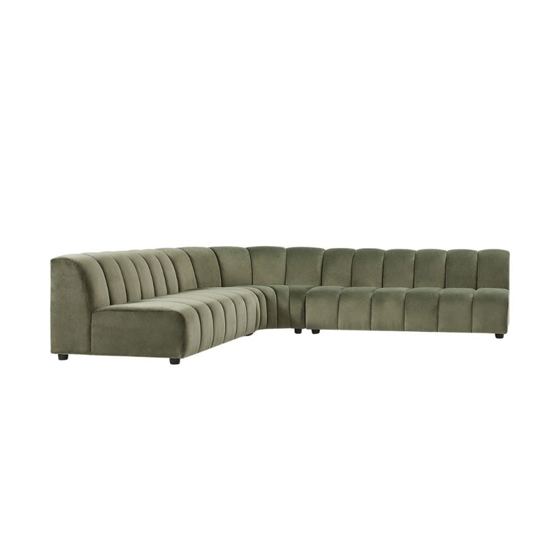 Avalon Channeled 3-Piece L-Shaped Sectional