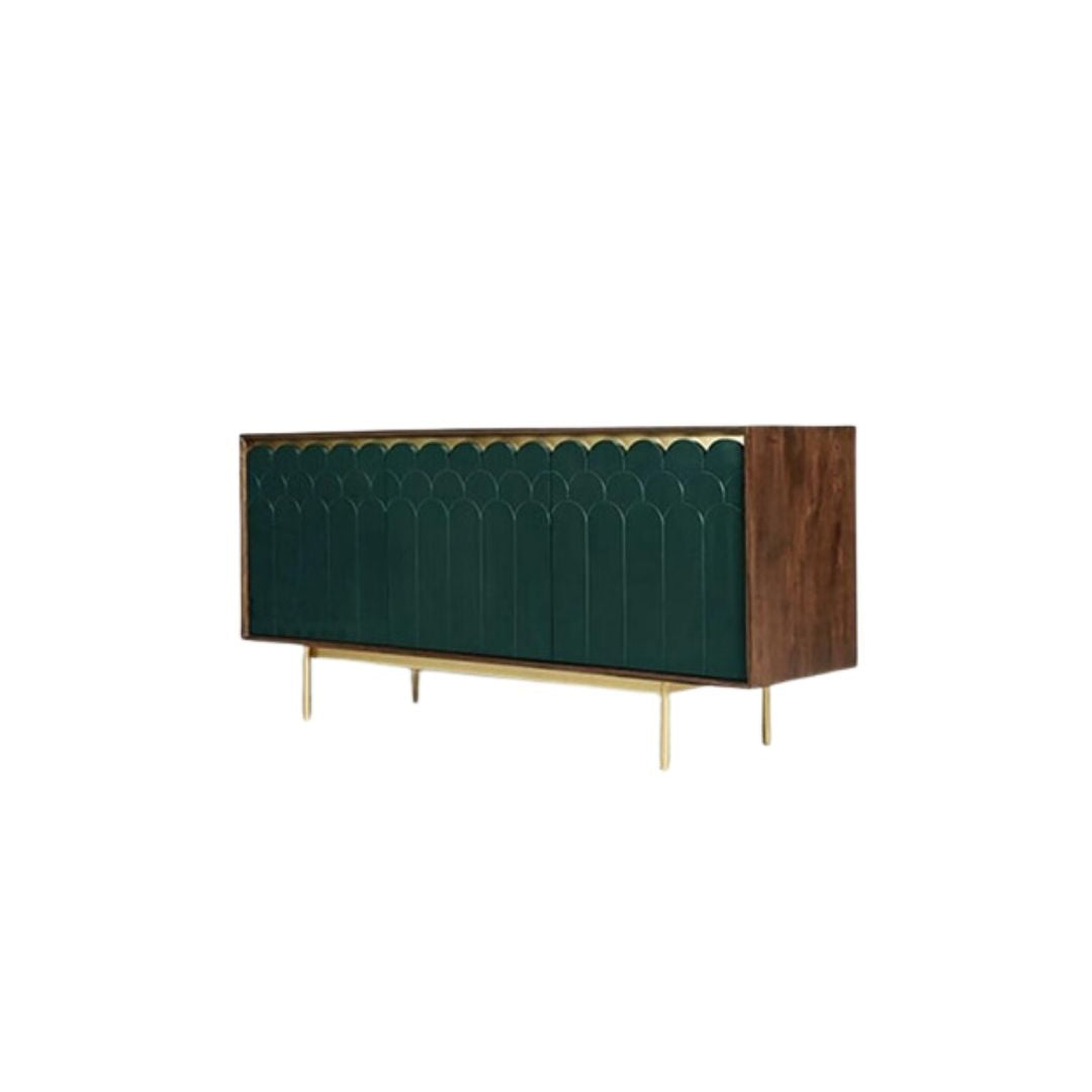 Green Credenza Storage Sideboard