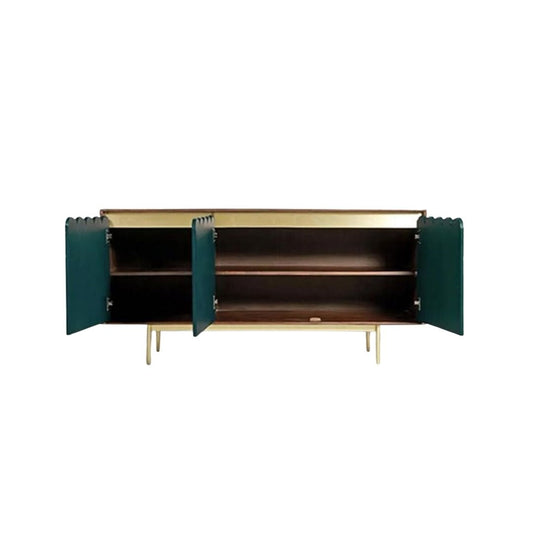 Green Credenza Storage Sideboard