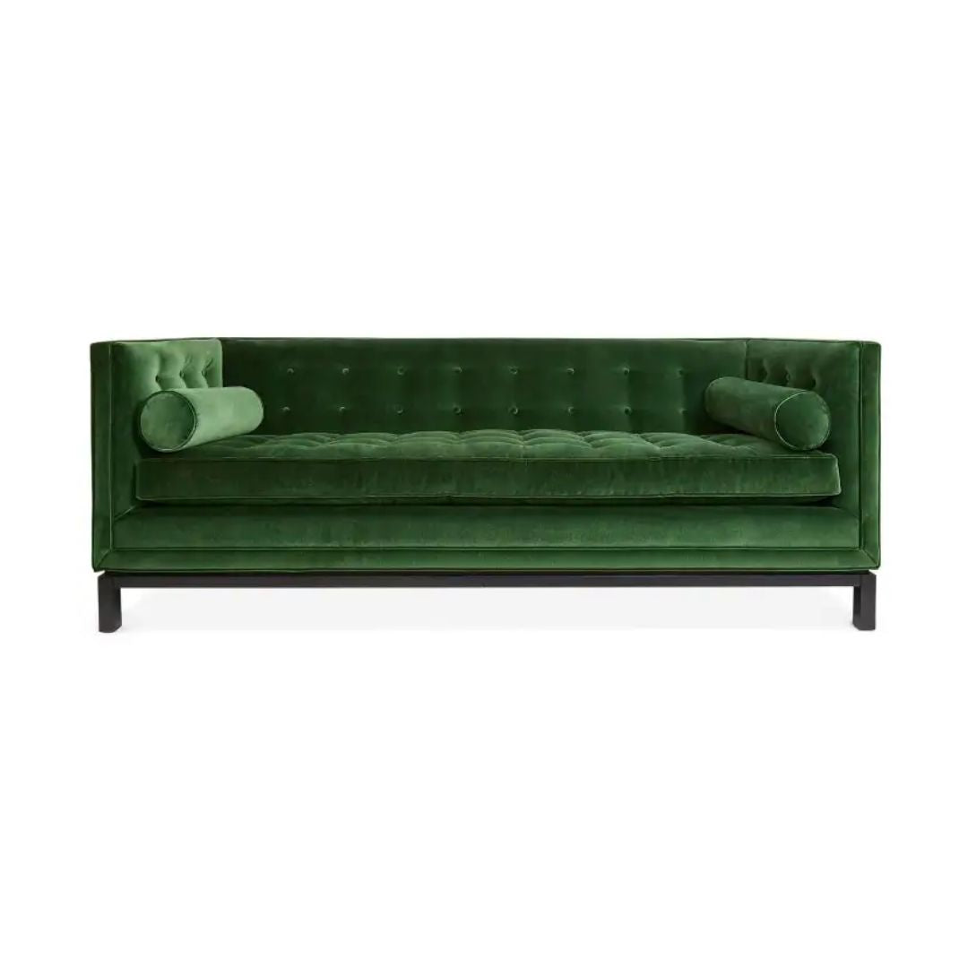 Lampert Sofa in Emerald Velvet