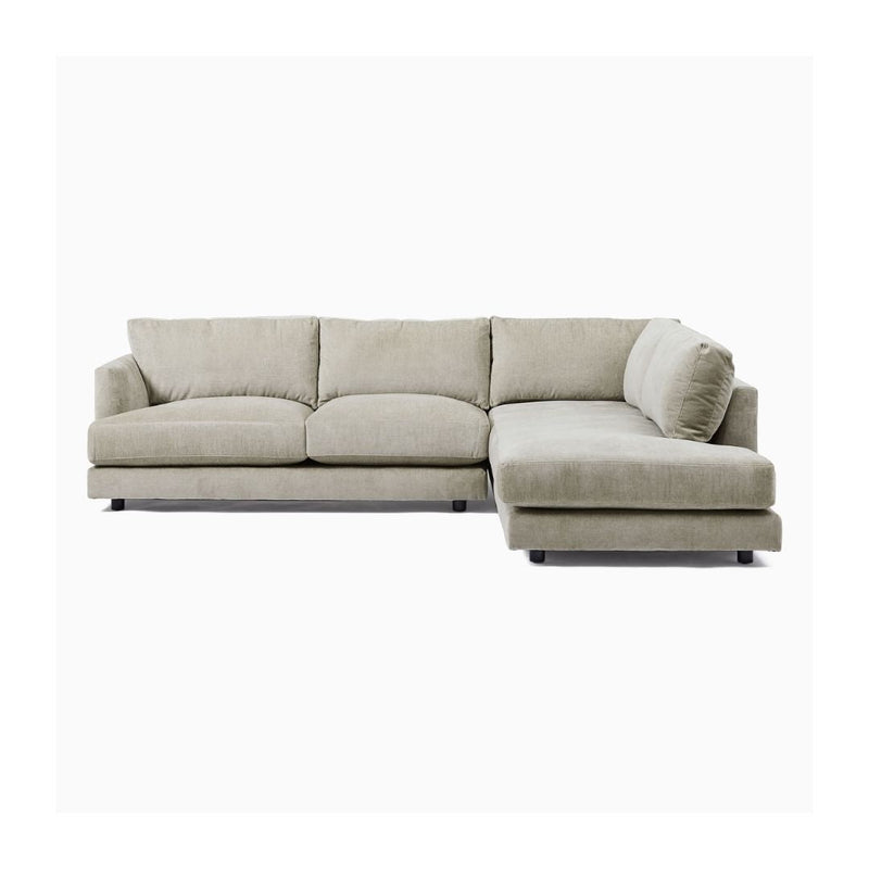 Haven 2-piece bumper chaise sectional